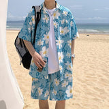 Litlookz Studio Flower Shirt & Shorts Two Piece Set, view 3