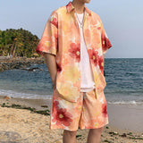 Litlookz Studio Flower Shirt & Shorts Two Piece Set, view 6