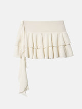 Litlookz Studio Flowy Tiered Mini Skirt, view 5