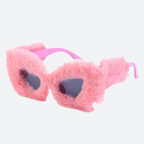Litlookz Studio Fluffy Cat Eye Sunglasses