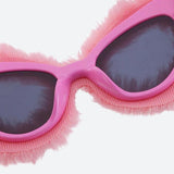 Litlookz Studio Fluffy Cat Eye Sunglasses, view 2
