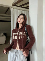 Litlookz Studio Fluffy Double Zip-Up Hoodie, view 3