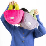 Litlookz Studio Fluffy Faux Fur Basket Handbag, view 2