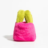 Litlookz Studio Fluffy Faux Fur Basket Handbag, view 4