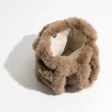 Litlookz Studio Fluffy Faux Fur Tote Bag, view 3