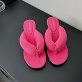 Litlookz Studio Fluffy Flip Flops, view 2