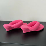 Litlookz Studio Fluffy Flip Flops, view 3