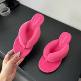 Litlookz Studio Fluffy Flip Flops, view 4