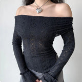 Litlookz Studio Fold-Over Lace Top, view 3