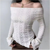 Litlookz Studio Fold-Over Lace Top, view 6