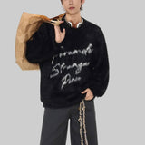 Litlookz Studio French Street Paris Fuzzy Sweater, view 3