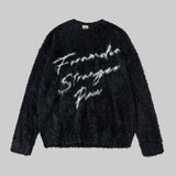 Litlookz Studio French Street Paris Fuzzy Sweater, view 4