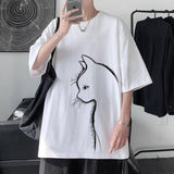 Litlookz Studio Front Printed Cat Tee, view 4