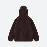 Litlookz Studio Funnel Neck Zip-Up Teddy Hoodie, view 2