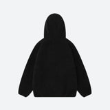 Litlookz Studio Funnel Neck Zip-Up Teddy Hoodie, view 4