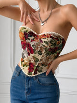 Litlookz Studio Garden Corset Top, view 2