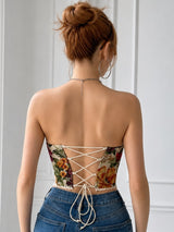 Litlookz Studio Garden Corset Top, view 3