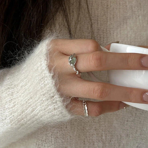 Litlookz Studio Gemstone Liquid Ring