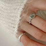 Litlookz Studio Gemstone Liquid Ring, view 2