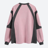 Litlookz Studio Geometric Shaped Graystar Sweatshirt, view 4