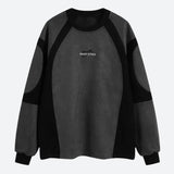 Litlookz Studio Geometric Shaped Graystar Sweatshirt, view 6