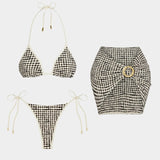 Litlookz Studio Gingham Bikini Set, view 6