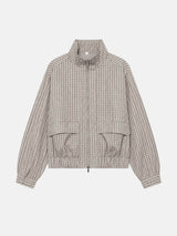 Litlookz Studio Gingham Zip Jacket, view 5