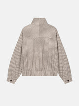 Litlookz Studio Gingham Zip Jacket, view 6