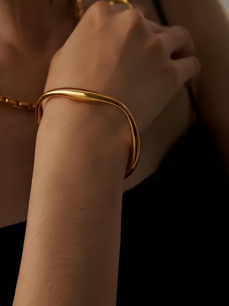 Litlookz Studio Gold Bangle Bracelet