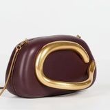 Litlookz Studio Gold Handle Clutch Bag, view 2