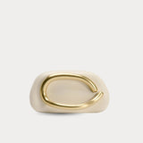 Litlookz Studio Gold Handle Clutch Bag, view 6
