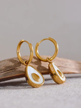 Litlookz Studio Gold Hoop Earrings, view 2