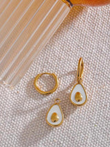 Litlookz Studio Gold Hoop Earrings, view 3