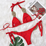 Litlookz Studio Gold Knot Bikini Set, view 2