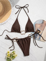 Litlookz Studio Gold O-Ring Bikini Set, view 5