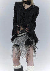 Litlookz Studio Goth Asymmetric Blouse, view 2