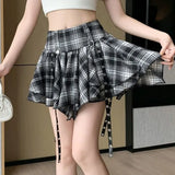 Litlookz Studio Goth Asymmetric Skort, view 2