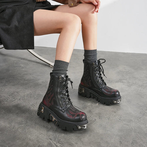 Litlookz Studio Goth Chunky Platform Boots