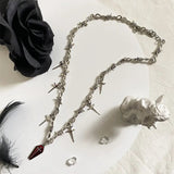 Litlookz Studio Goth Coffin & Swords Necklace, view 2