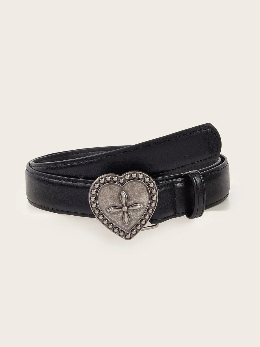 Litlookz Studio Goth Heart & Cross Belt