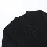 Litlookz Studio Goth Heart & Cross Top, view 6