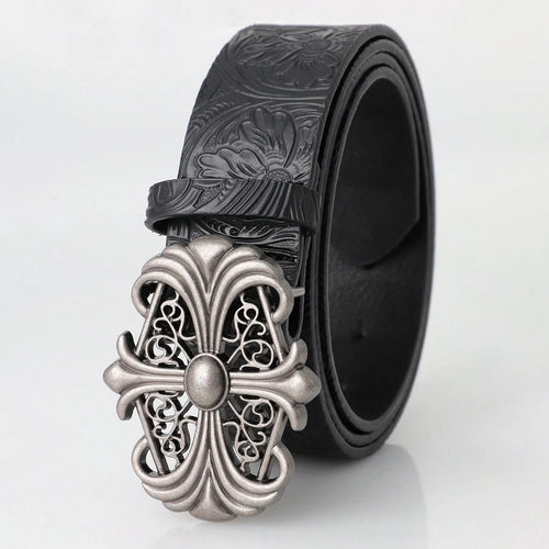 Litlookz Studio Goth Metal Cross Belt
