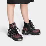Litlookz Studio Goth Platform Ankle Boots, view 2