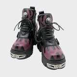 Litlookz Studio Goth Platform Ankle Boots, view 3