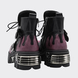 Litlookz Studio Goth Platform Ankle Boots, view 4