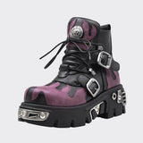 Litlookz Studio Goth Platform Ankle Boots, view 6