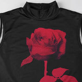 Litlookz Studio Goth Rose Maxi Dress, view 4
