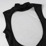 Litlookz Studio Goth Rose Maxi Dress, view 5