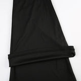Litlookz Studio Goth Ruched Flower Flare Pants, view 6
