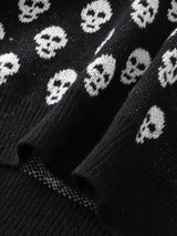 Litlookz Studio Goth Skull Pullover Sweater, view 4
